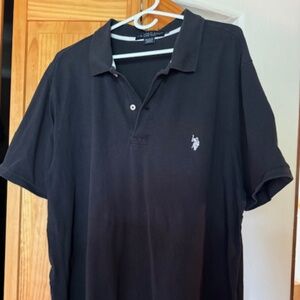 Polo mens dress shirt, black, XXL nice shirt